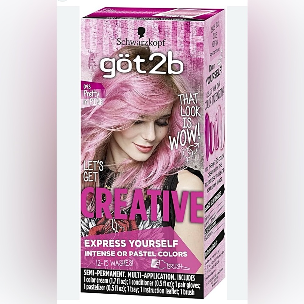 🆕 Schwarzkopf got2b - Pretty in Pink Hair Color